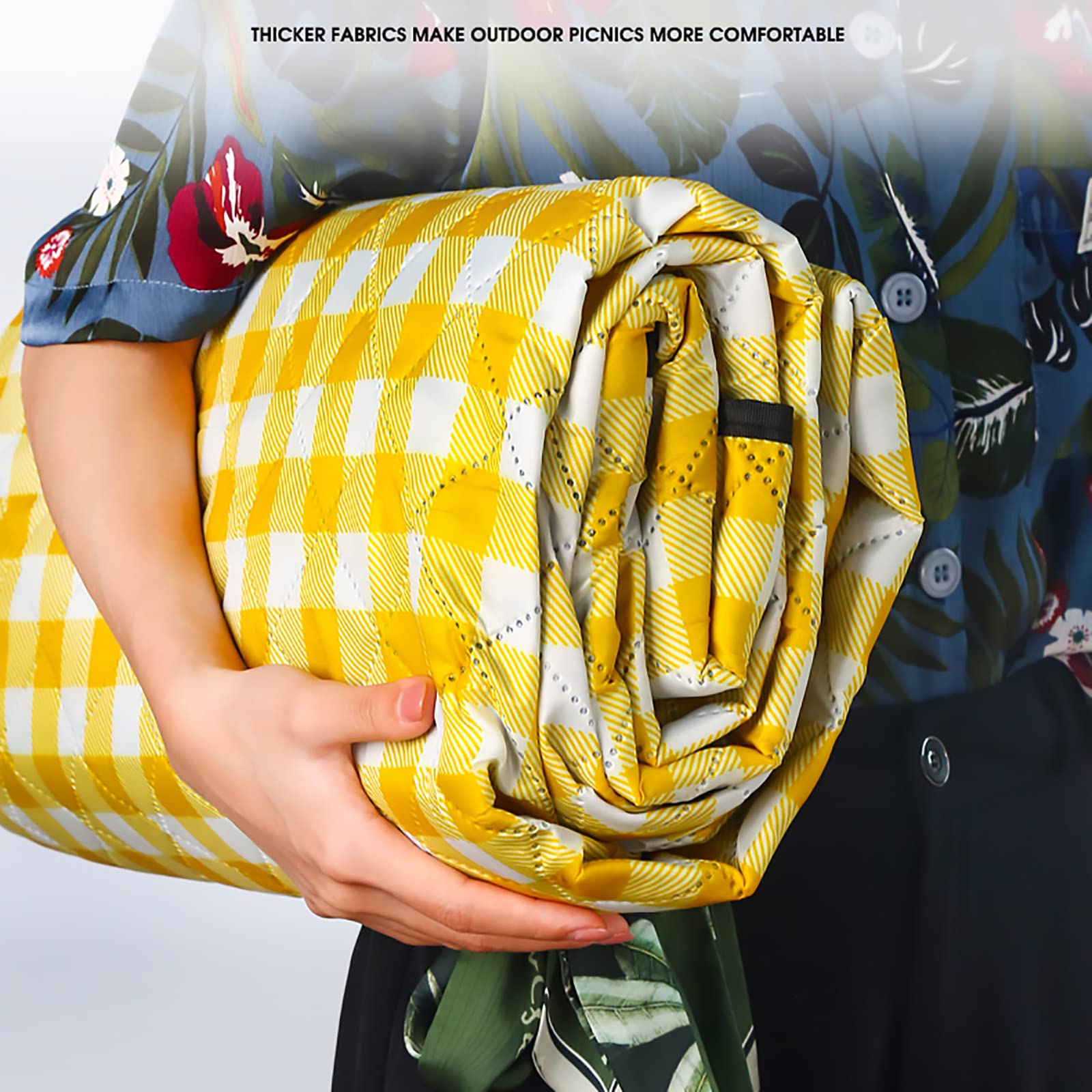 DMCE Couverture d'extérieur pliable et portable pour voyage, camping, plage, résistante au sable, avec sangle de transport, rose 200 x 200 cm