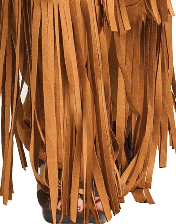 Cubiertas de botas hippie con flecos, café, talla única : Ropa, Zapatos y  Joyería - Amazon.com
