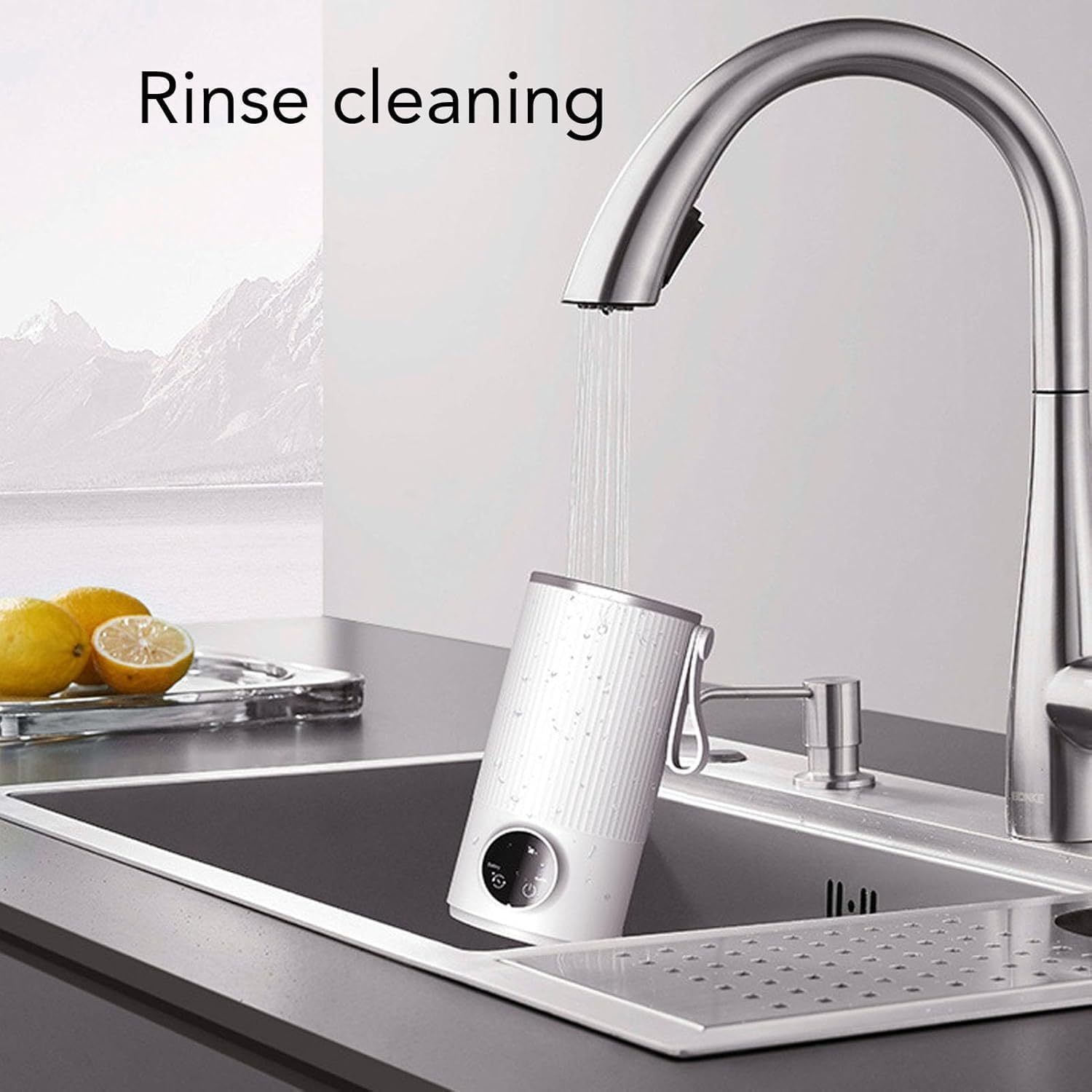 Montalatte elettrico 4 in 1 e scaldalatte, senza fili, portatile, con controllo della temperatura e riscaldamento rapido, vaporizzatore automatico del latte
