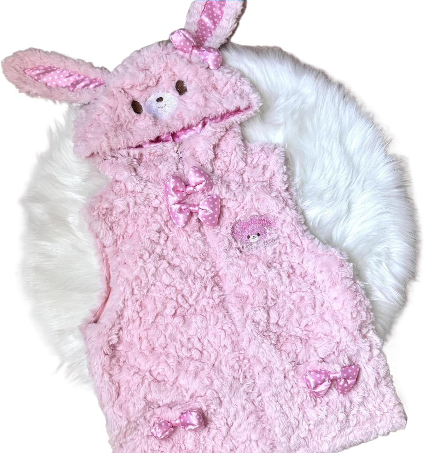 Gyaru Vests Bunny Shoujo Girl Clothes Cutecore Y2K Kawaii Jojifuku Tops Juminocore Heisei Retro Coquette Jfashion