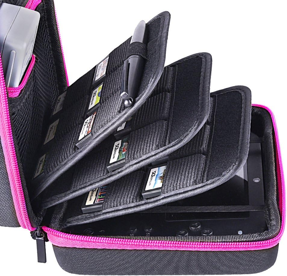 AUSTOR Carrying Case for Nintendo 2DS, Rose