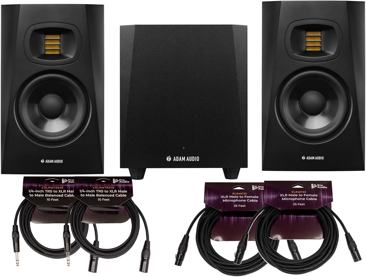 ADAM Audio T5V Active Nearfield Monitor Pair Bundle