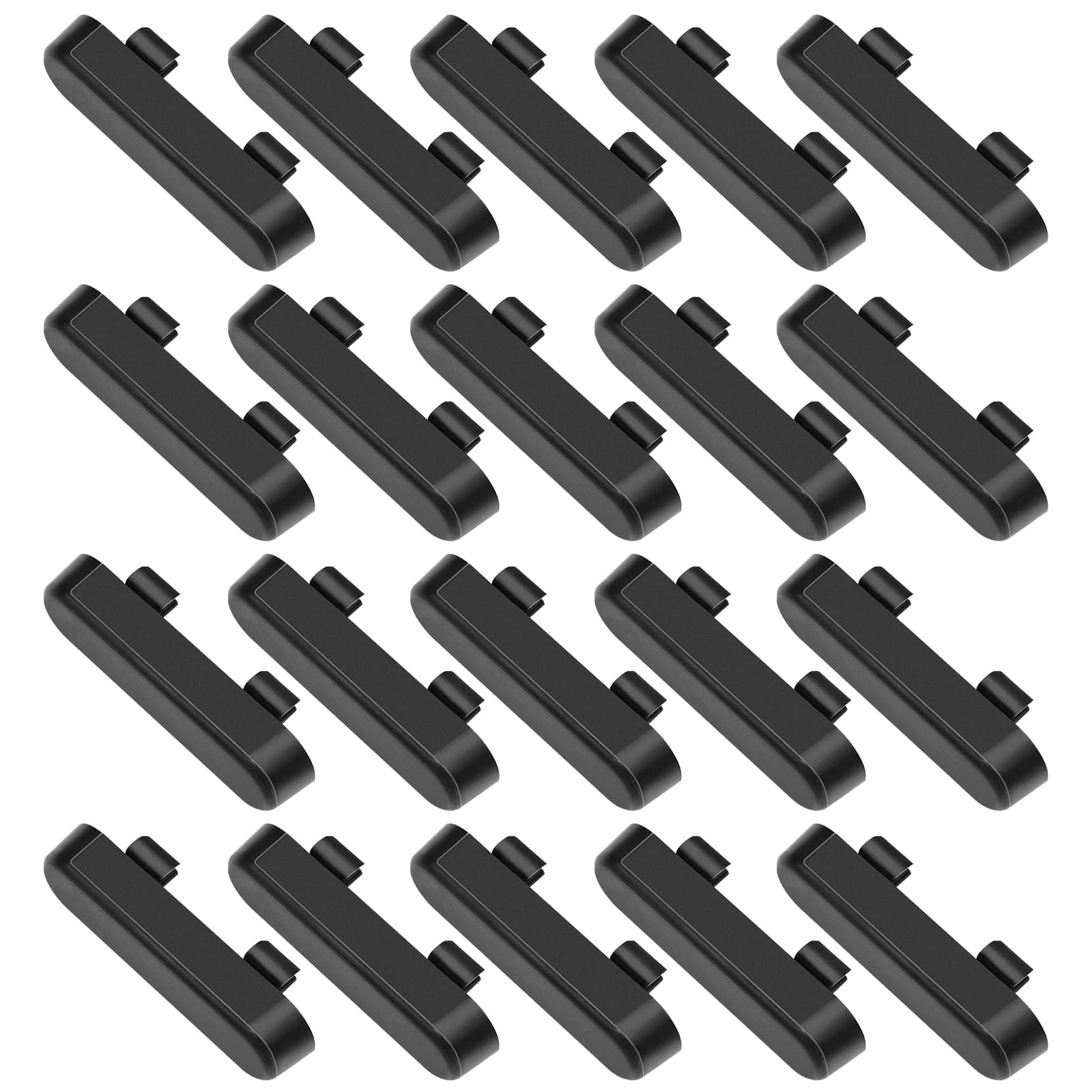 Licqic Black Weep Vent Cover, Window Drain Caps, Weep Hole Drainage Covers Double Glazing, For Doors And Windows, 20 Pcs