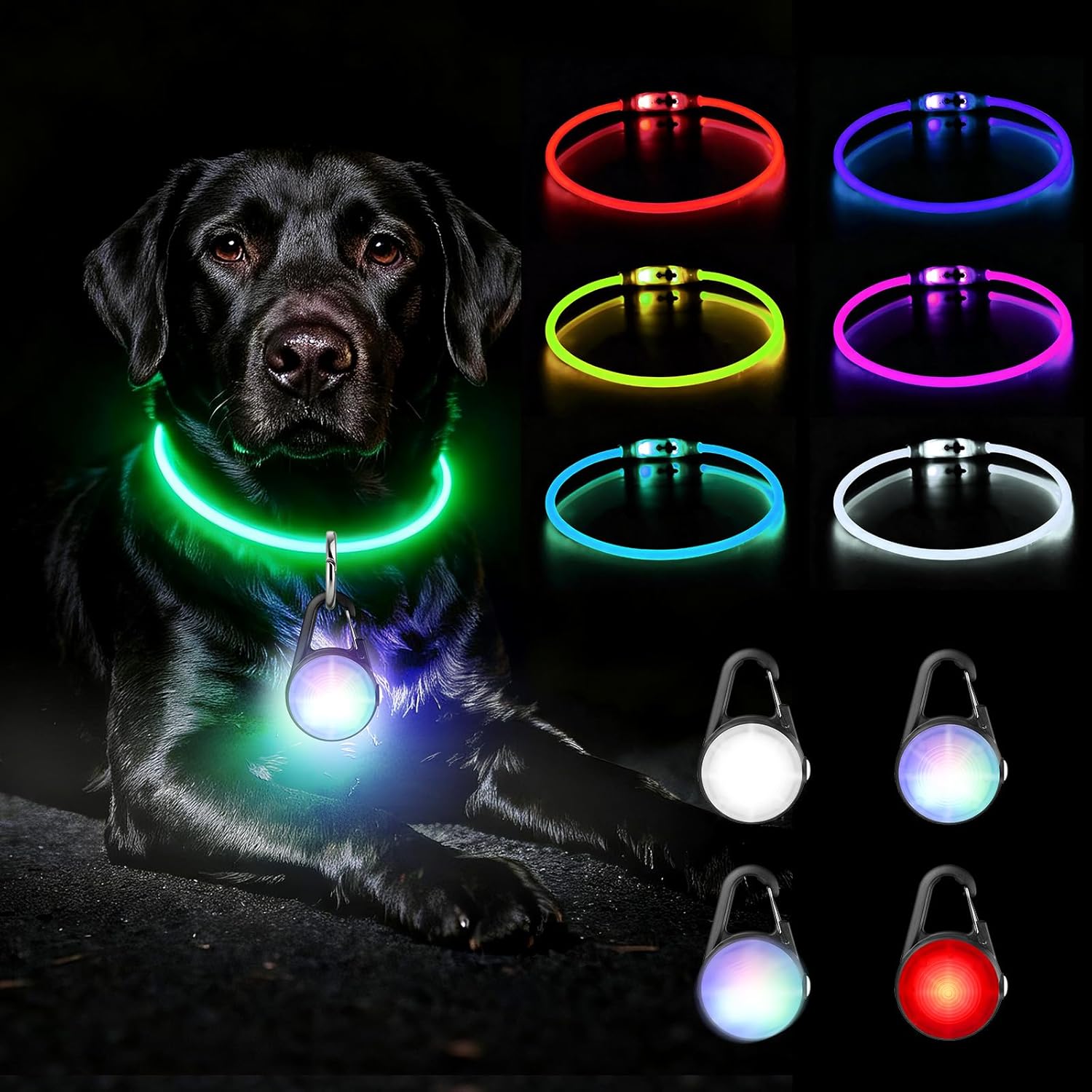 Running Light with Hand Gesture, Running Lights for Runners with 6 Lighting Modes, USB-C Rechargeable Clip On Light, Waterproof LED Flashlight, Walking Lights for Night Walking (Insertable)