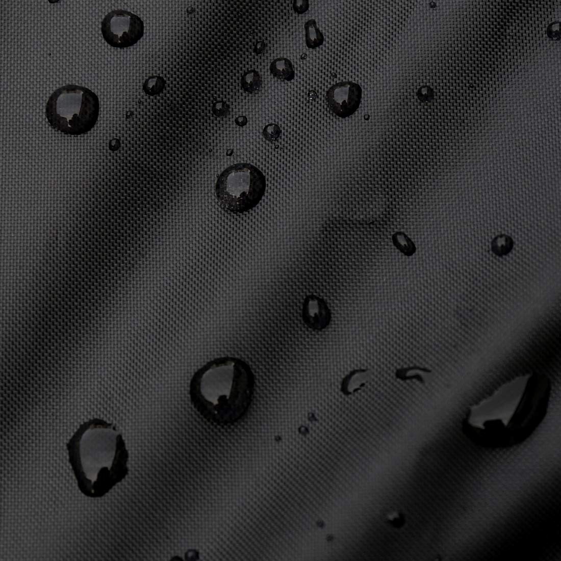 sourcing map 14-16ft 210D Housse Bateau Remorquable Ski Imperméable en Forme De V Noir 540x290cm