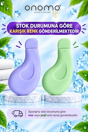 Onomo Siyah Nokta Temizleyici, Yeşil, 8 cm x 4 cm, Burun için Cilt Bakım Aleti Yeşil/Mor