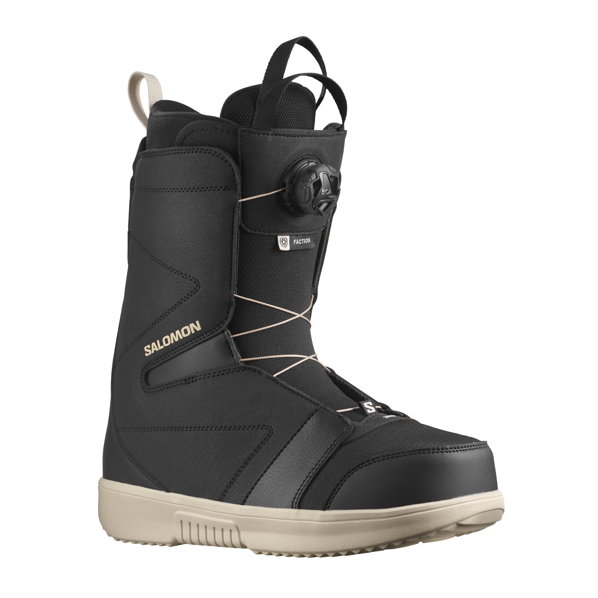 Amazon.com: Salomon Faction Boa Snowboard Boots 2024 Black​/Rainy 