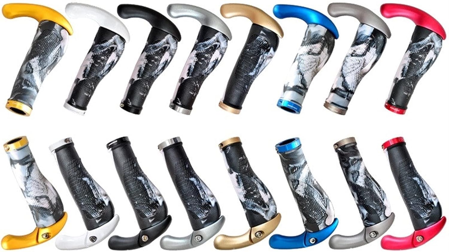 Cycling Bike Handlebar Tape Road Bike Foam Grip Bike Tape，Bike Handlebar Grips Bicycle Grips，Bike Cycle Handlebar Grips，Handlebar Cycling Handlebar Grips Anti-Skid TPR Rubber Lockable Mountain Road Bi