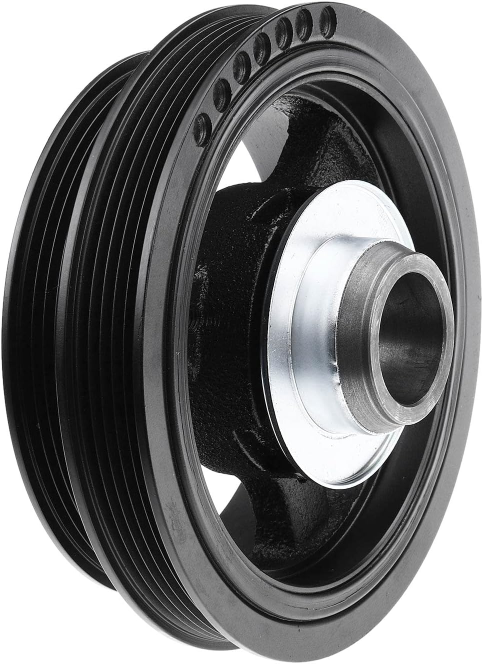 A-Premium Engine Harmonic Balancer Crankshaft Pulley - DOHC V8 4.6L - Compatible with Cadillac SRX 2004-2009 & STS 2005-2010, with 10-Groove, Replace# 12564139, 12584576