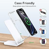 Vista 6 de Pixel - Soporte de carga inalámbrica para Google Pixel 10 10Pro XL 9Pro XL/Fold 9a 8a 8Pro 8 Pro 8 7a 7Pro 6, 15 W Android Estación de carga Blanco