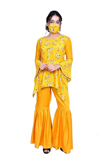 Umbrella Sleeves \u0026 Pleated SHARARA 4XL 