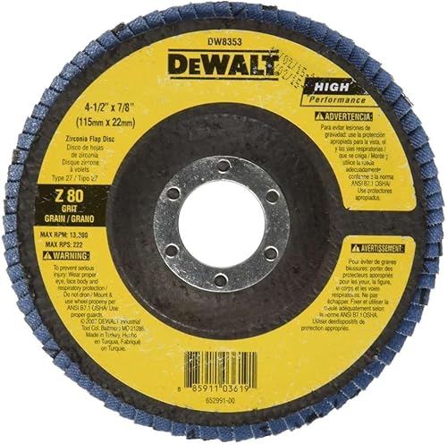 DEWALT DW8381H 6 pulgadas x 5/8 pulgadas-11 60G Tipo 29 Hp disco de aleta