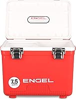 Vista 12 de Engel UC7 7.5qt a prueba de fugas, hermético, enfriador de caja de secado y pequeña lonchera rígida para hombres y mujeres
