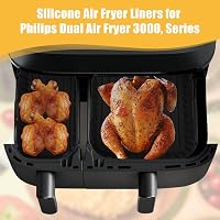 Bafiwu 2db szilikon forma Philips Airfryer 3000 5000 NA350 NA550 légfriteusz kiegészítő 2