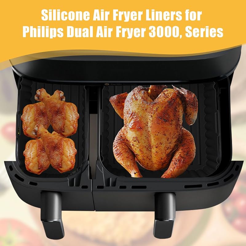 Bafiwu 2db szilikon forma Philips Airfryer 3000 5000 NA350 NA550 légfriteusz kiegészítő