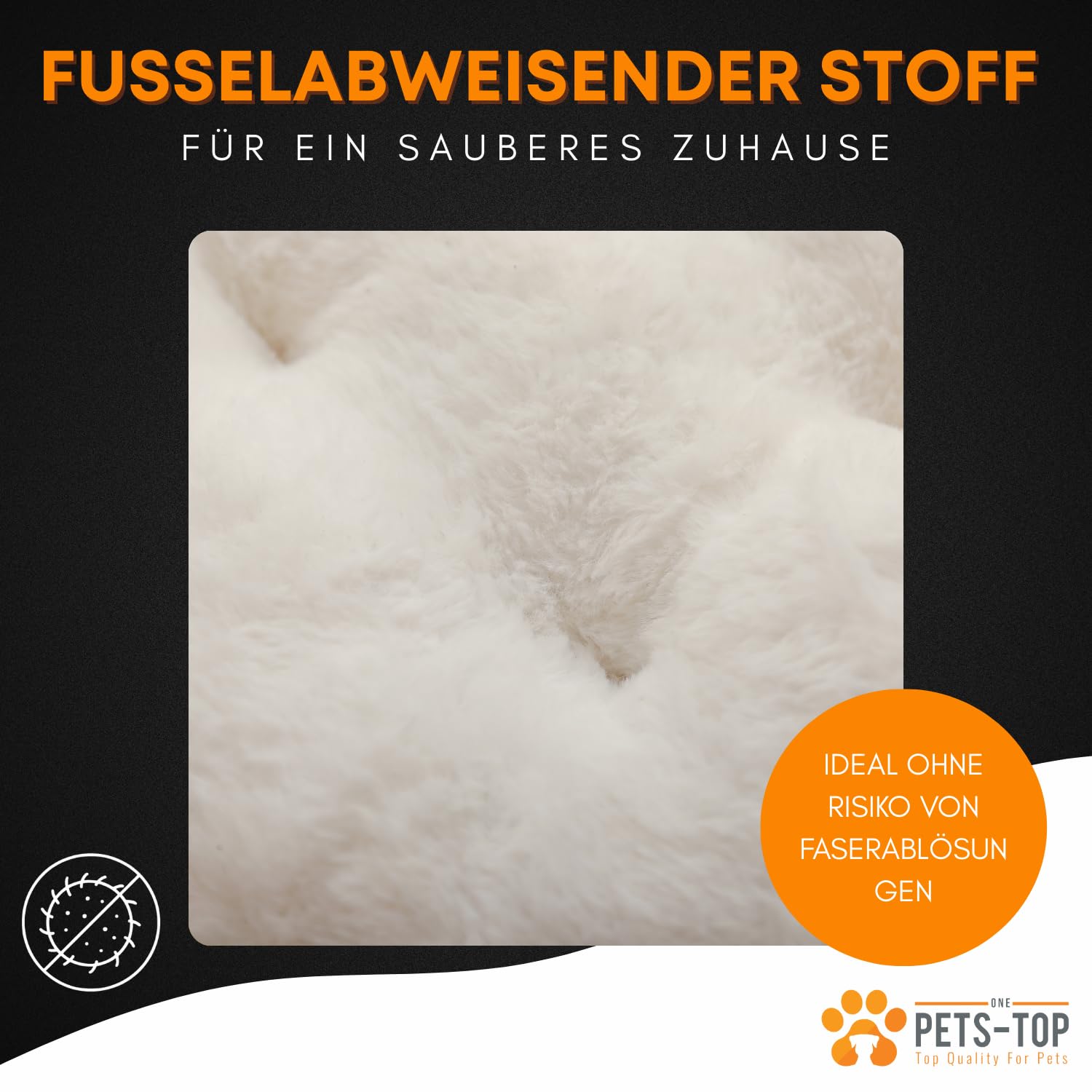 One PETS-TOP Katzen Bettchen (Königsweiß, 60 cm)