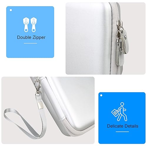 Miniatura 3 de RAIALL Carrying Case for Anbernic RG40XXV Retro Handheld Game Console, RG40XXV Video Game Holder with Mesh Pocket for Cable and Other Accessories,