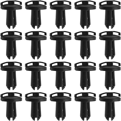 eMagTech 20Pcs Motorcycle Fairing Trim Clip Replacement 90683-GAZ-003 Compatible with Honda Motorbike Fairing Decoration Clip Plastic