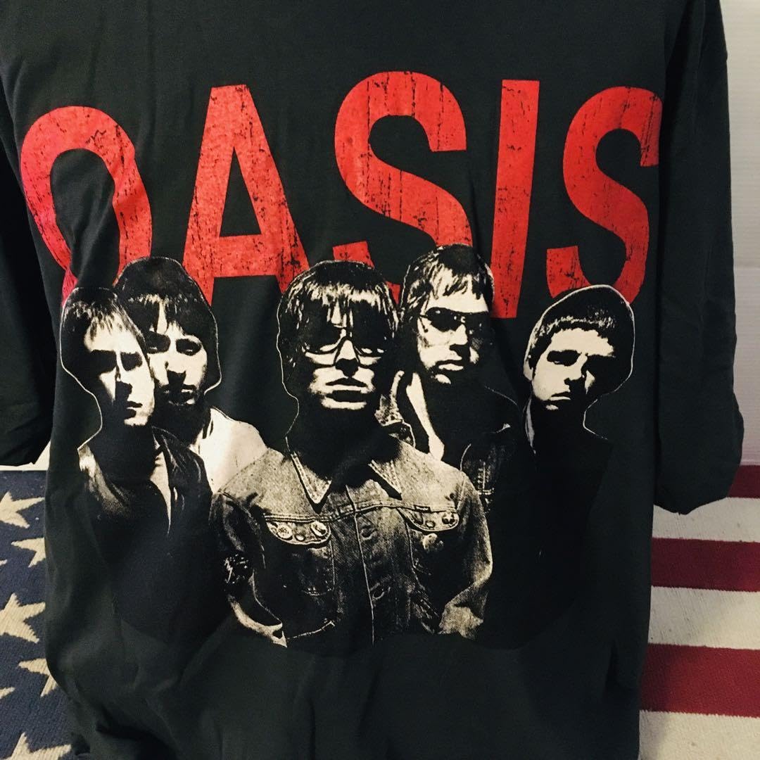 oasis 90s バンt Product｝90年代 オアシス ロック 音楽 バンT ミュージック