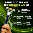 DORCO PACE 6 PRO 3D Motion Razor for Men, 1 Handle + 4 Replaceable Cartridges | 6 Precision Blades for a Close, Smooth Shave | Flexible 3D Motion Head | Lubricating Strip with Chamomile, Olive Oil & Allantoin gallery image