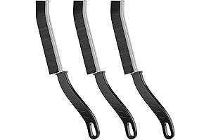 Hard Bristle Crevice Cleaner Brush - 3 Pcs