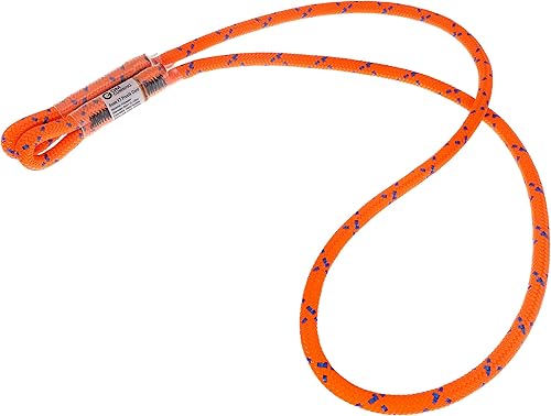 Miniatura 8 de GM CLIMBING Prusik Swen de 0.315 in (5/16 pulgadas) precosido de ojo a ojo 30 pulgadas/45 pulgadas Naranja-45 pulgadas,Negro-30 pulgadas