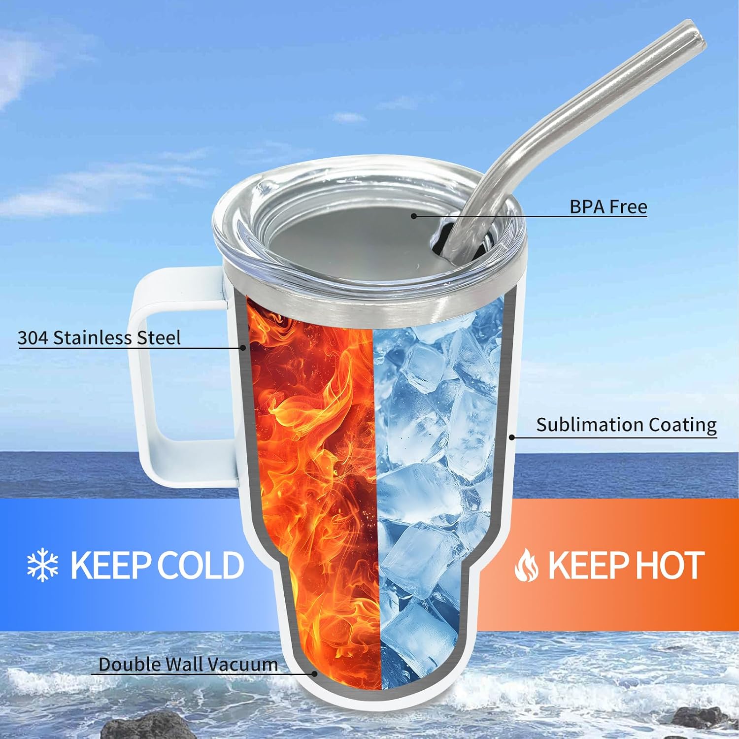 3oz Mini Tumbler Shot Glass with Straw and Lid, 18 Pack Stainless Steel Sublimation Shot Glasses with Handle for Wedding Party Whiskey Cocktail Bar（White）