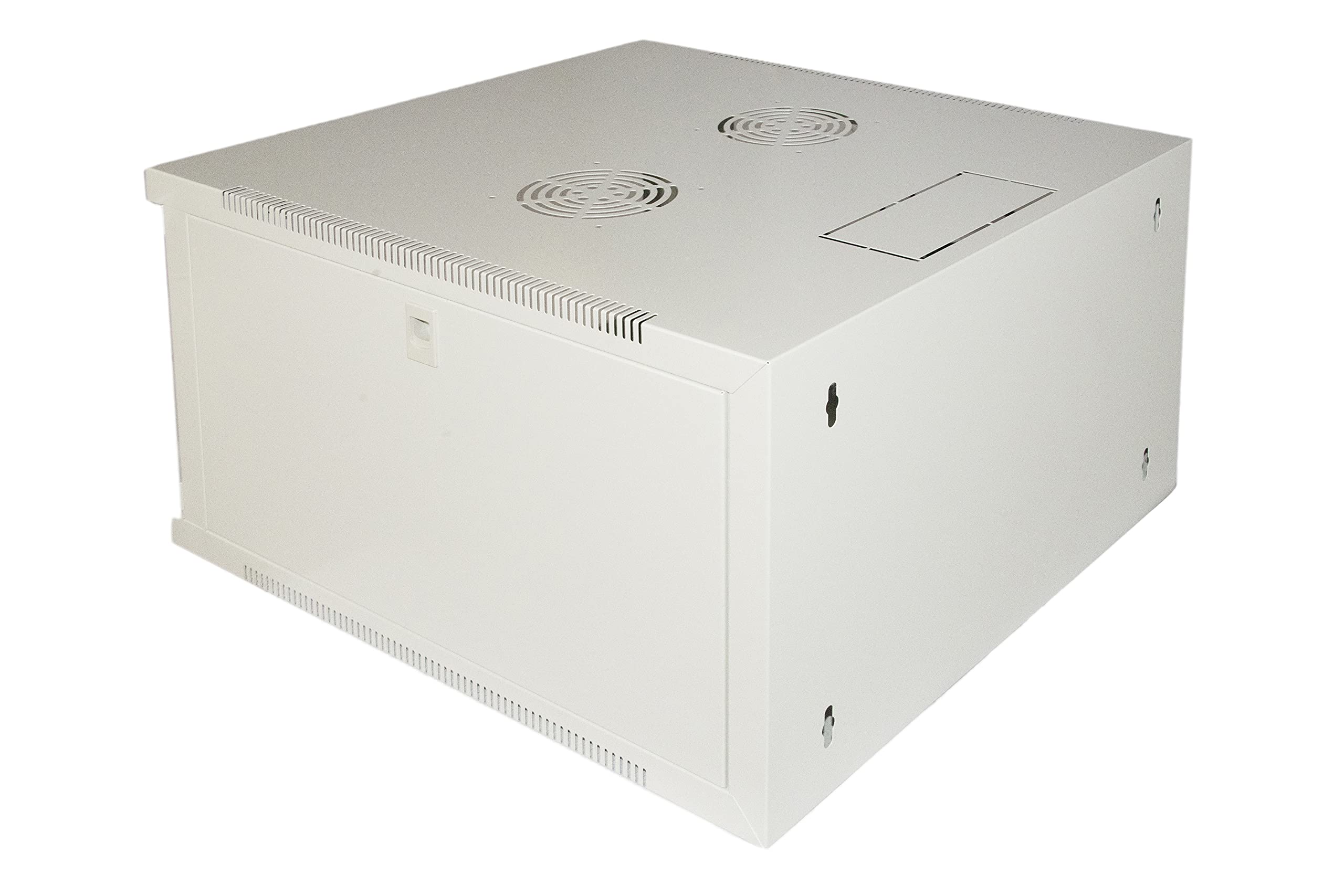 Link LK1907U66G Armadio Rack 19" 6 Unità da Muro 350X 540 X Profondità 600 mm, Grigio Chiaro