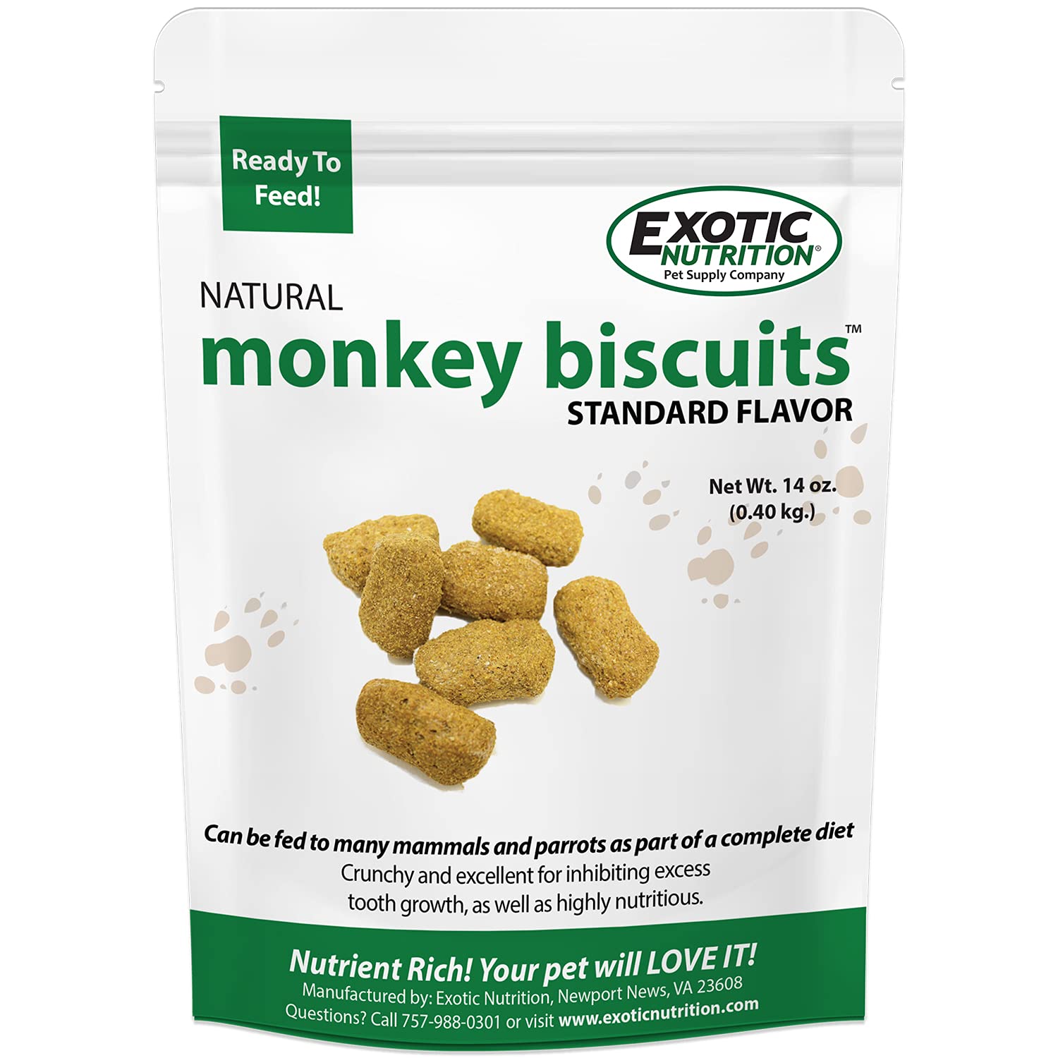 Buy Monkey Biscuits (Standard, 14 oz.) y & Crunchy Biscuit Treat for