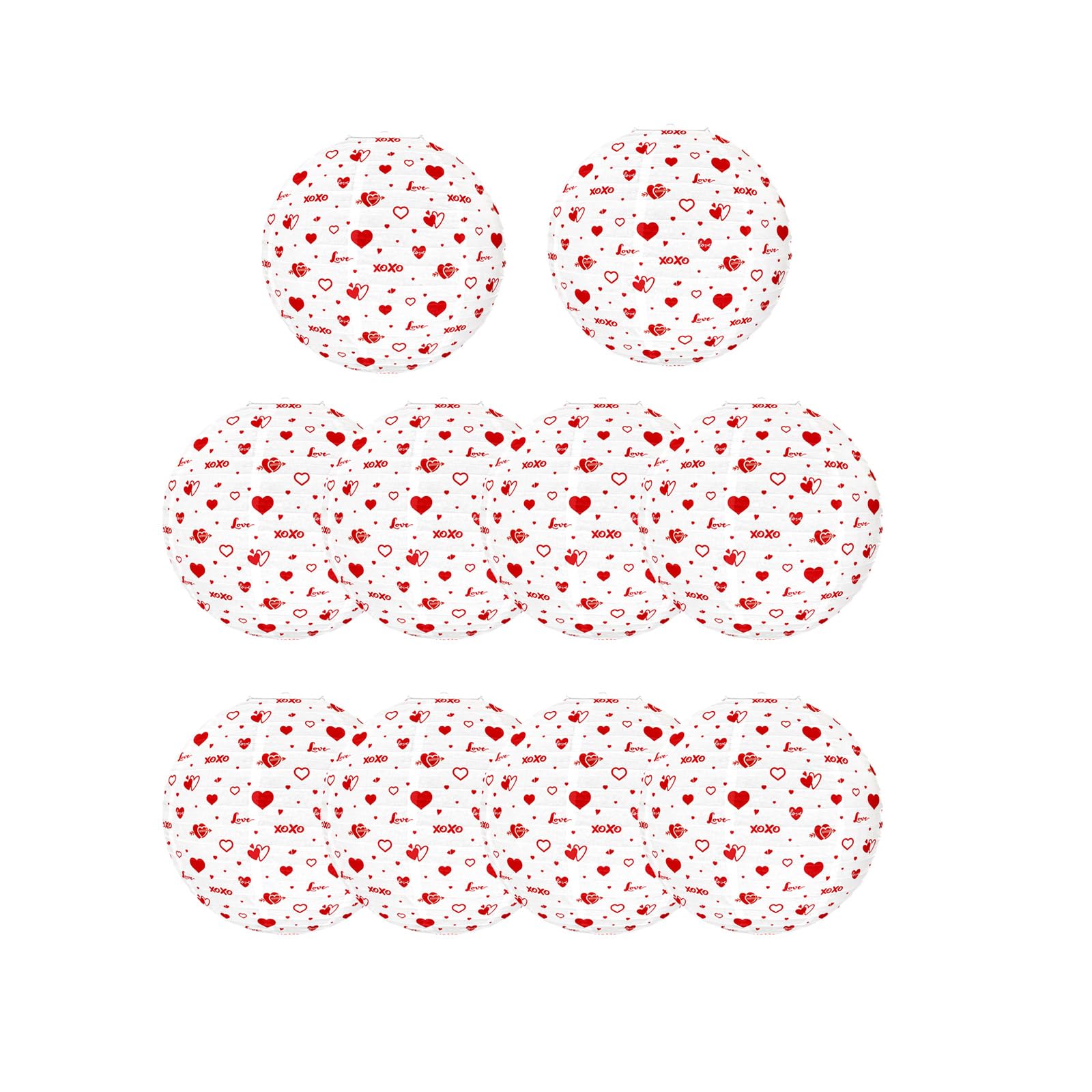 WEISUYUUS Valentines Day Paper Heart Light Hanging Paper Light for Valentines Day Party Decorations Indoor Outdoors Use