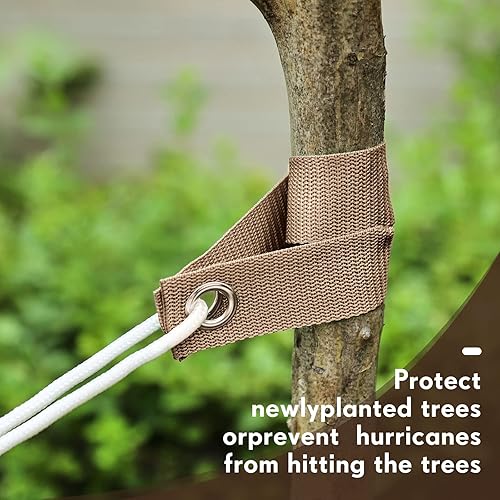 Miniatura 3 de 32 correas de árbol de 15.74 pulgadas para estacas con ojales, soportes de árbol y plantas resistentes para estacas para estacas recién plantadas