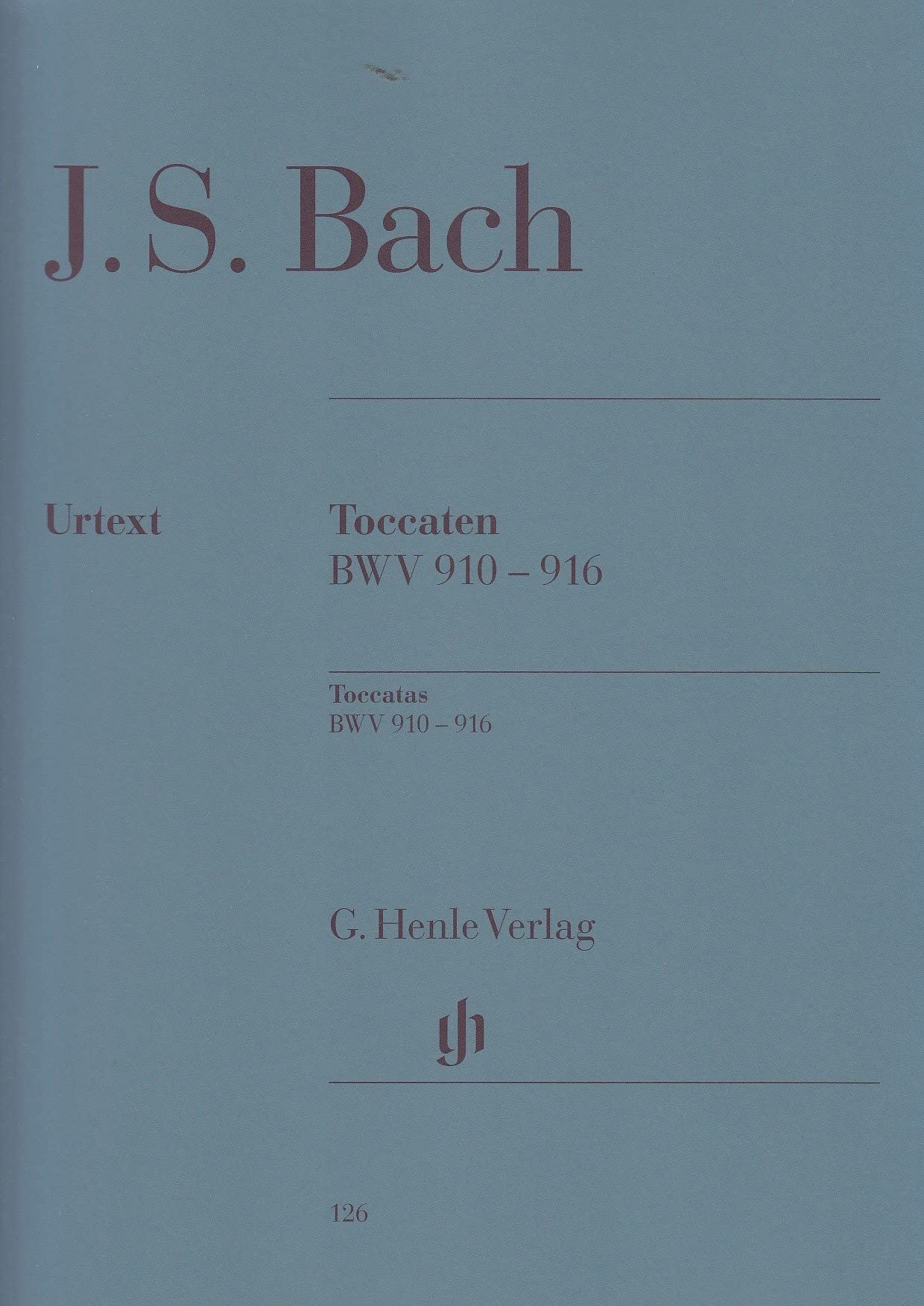 Toccatas BWV 910-916 - piano - (HN 126)