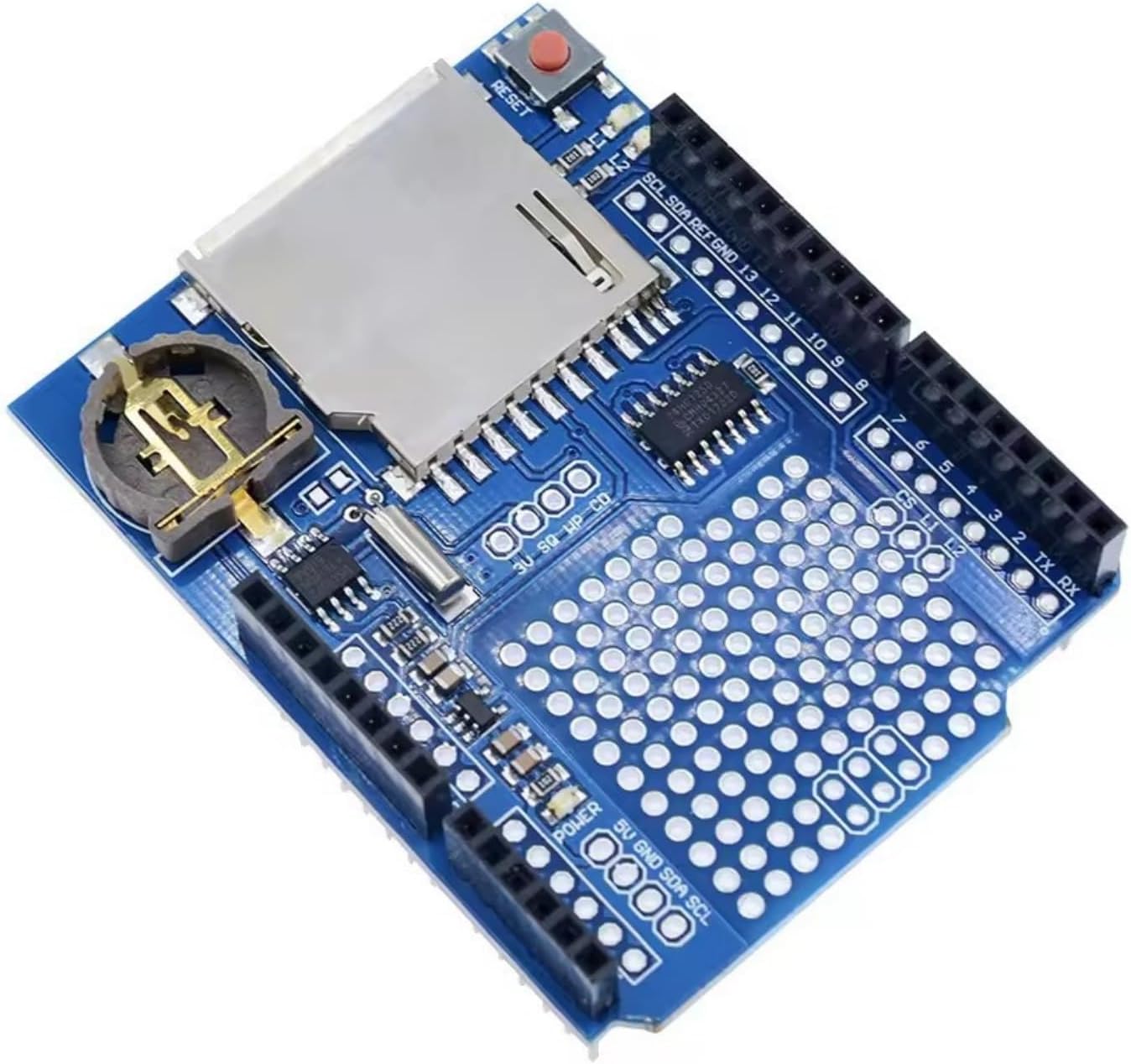Compactly Data Logging Shield Data Logger Module With Real Time Clock And Memory Card Interfaces For Projects Logger Module
