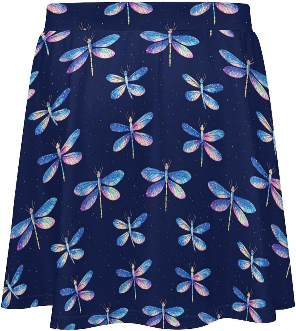 Dragonfly Women Tennis Skirt Print Golf Skirts Mini Casual Workout Skorts