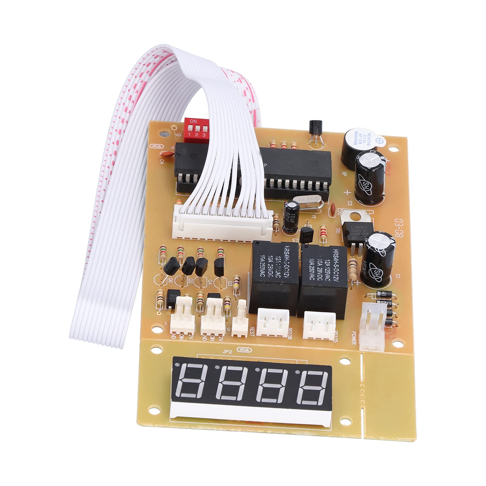 Amazon.co.jp: コントロールタイマーボード、12V 4ビットコイン式タイマーモジュール、コイン セレクター/洗濯機/ゲームコンソール/コンピュータ/乾燥機/マッサージチェア用 (4ビットコントロールパネル) : 家電＆カメラ