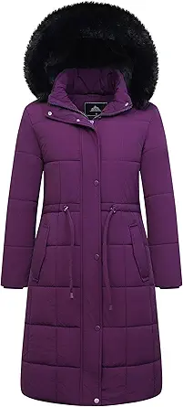 GOLDLADIES Women's Winter Coat Long Waterproof Parka - Warm Snow Winter Jacket for Women, Cold Weather Outerwear