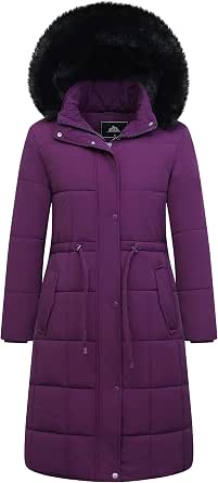 GOLDLADIES Women's Winter Coat Long Waterproof Parka Snow Winter Jacket