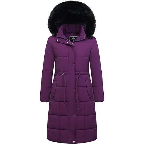 GOLDLADIES Women's Winter Coat Long Waterproof Parka - Warm Snow Winter Jacket for Women, Cold Weather Outerwear