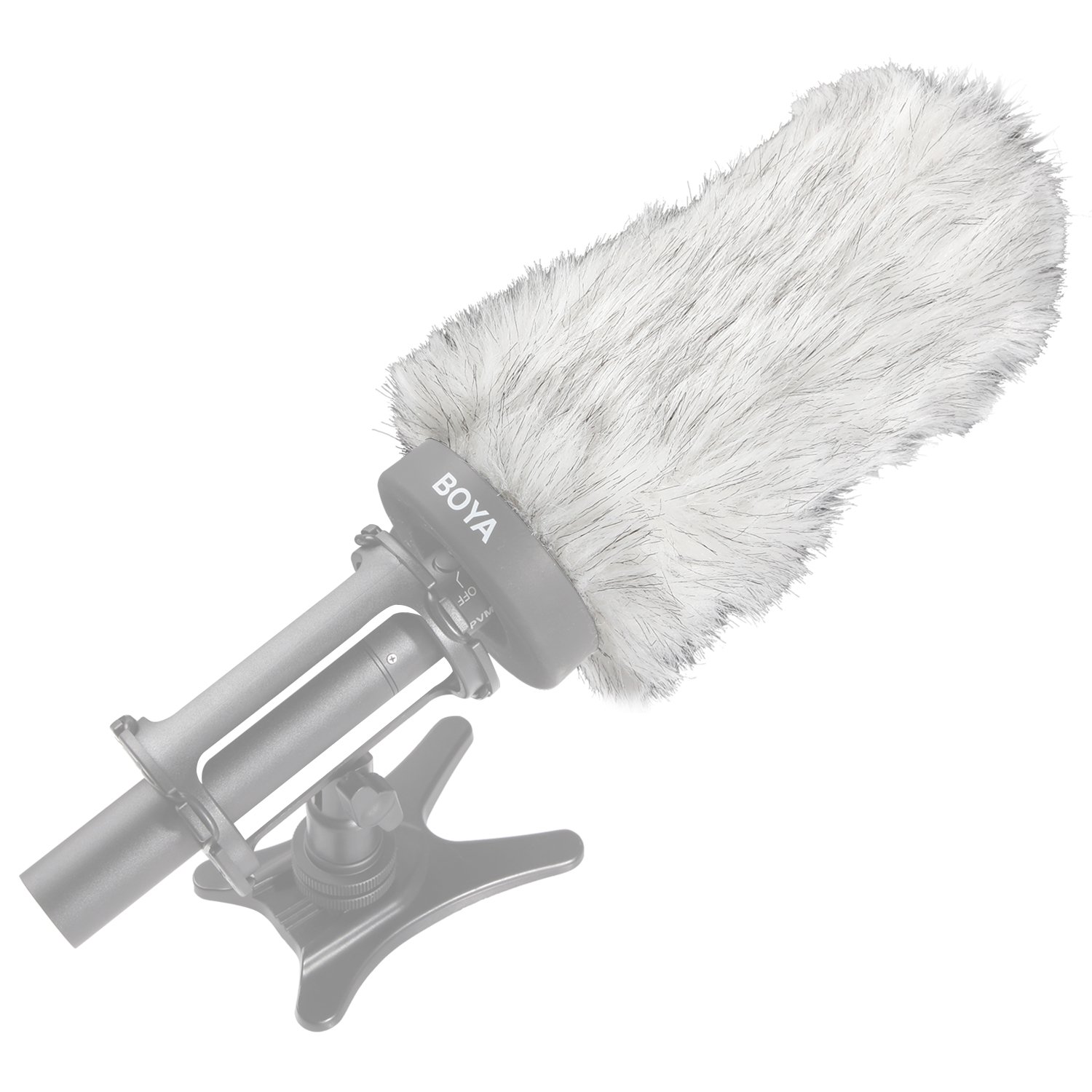BOYA BY-P160 Furry Outdoor Interview Windshield Muff for Shotgun Capacitor Microphones (Inside Depth 6.4")
