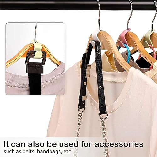 Miniatura 4 de Clips de plástico para colgar ahorros de espacio, colores mezclados, 100 piezas