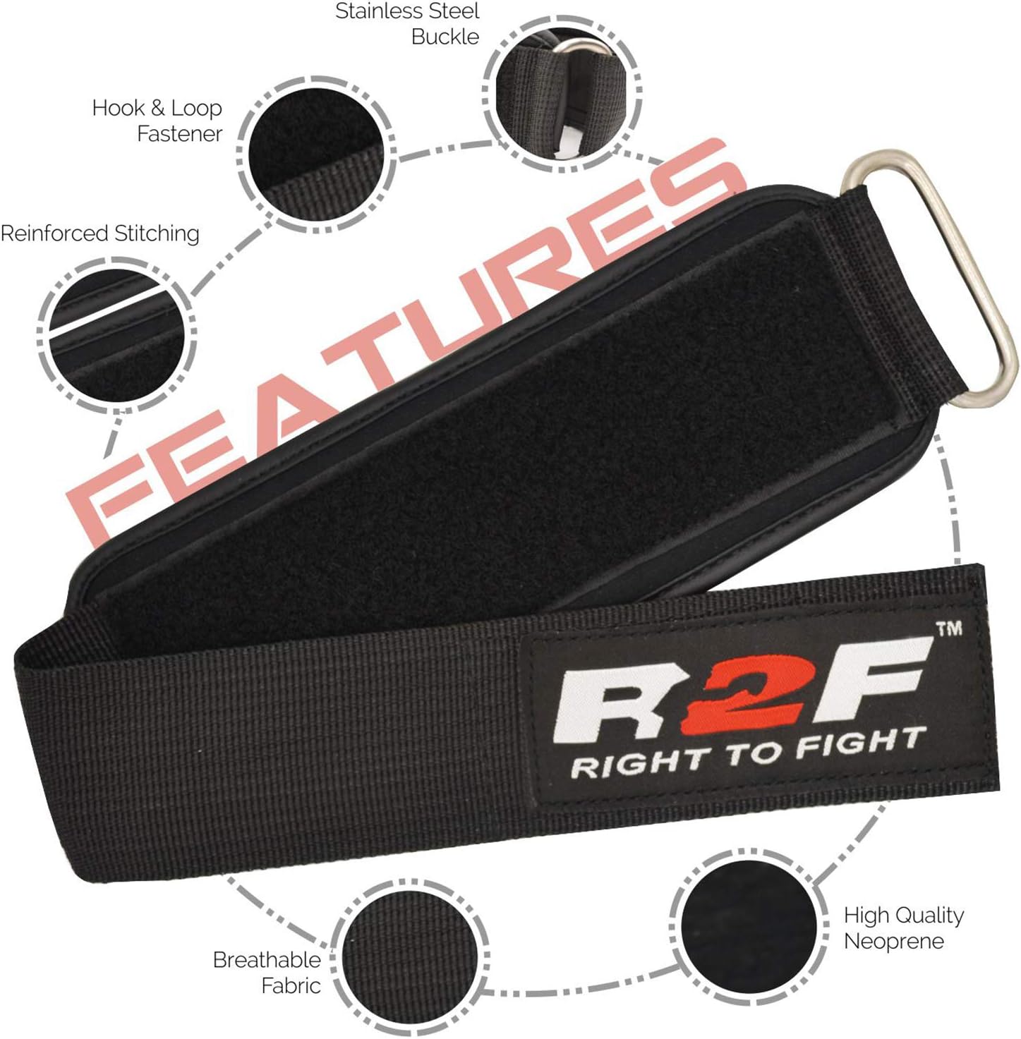 R2F Weightlifting Wrist Wraps Heavy Duty Professional Weight Lifting