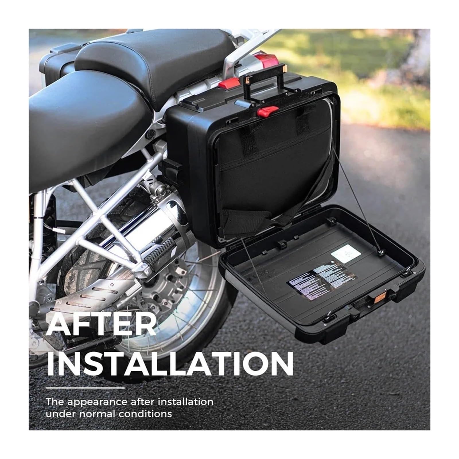 Per Moto Per BMW Per R1200GS LC Per R1250GS Per Adventure R Moto Nero Borsa Laterale Interna Per Motore Borsa Laterale(1pc Top Bag)