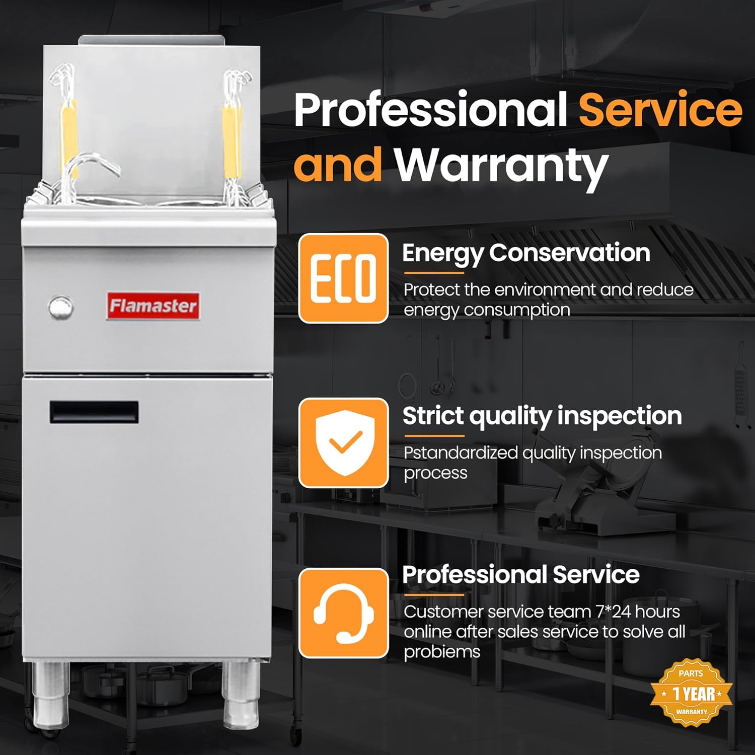 Commercial Gas Pasta Cooker with 4 baskets Liquid Propane Noodle Cooking Boiler with Precise Temperature Control（86°F-257°F）Auto Gas Shut-off for Restaurant Buffet, Food Truck- 100,000 BTU