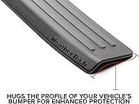 Vista 4 de WeatherTech BumperTopper Personalizado para Jeep Grand Cherokee L, Protector de Parachoques Trasero (BP0051), Negro