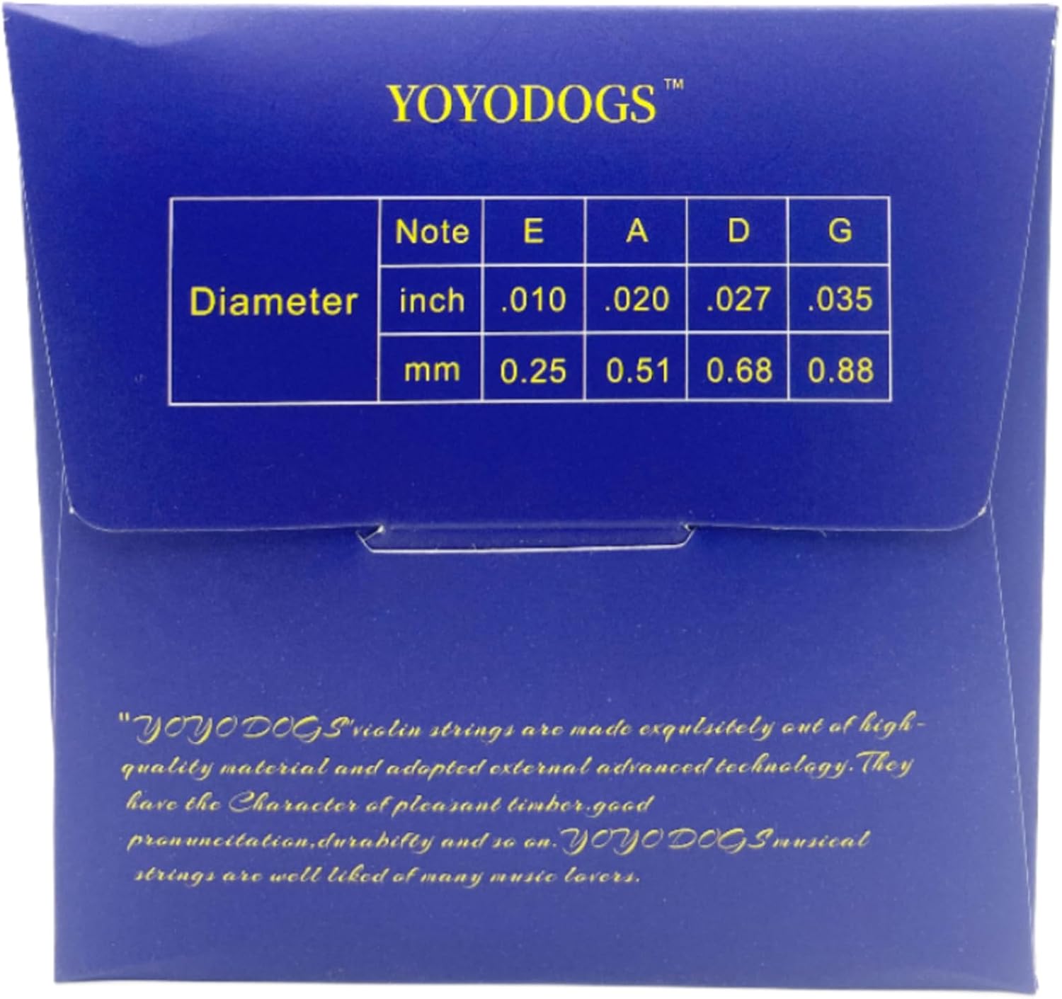 Violin Strings 4/4 Full Set,E,A,D,G,2-Pack with Leather Storage Pocket Replacement 8 Violin Strings Medium Tension Rich Tone Handcrafted for Young students and Musicians (2 Pack 4/4 size blue purple)