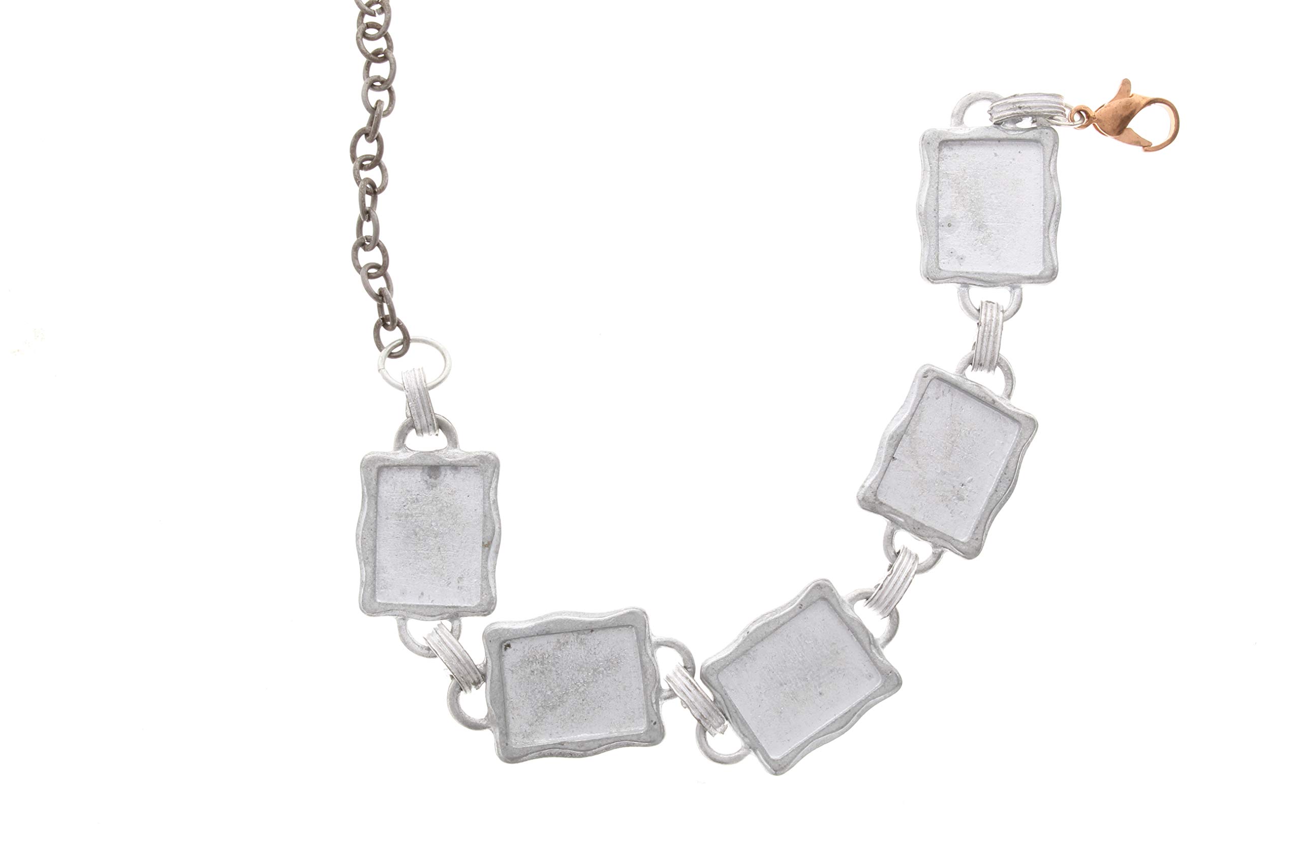 HHH DesignsMetal Bezel Bracelet for Resin or embedding art or stones, sold by each, per finish