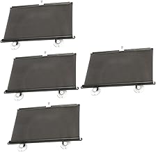 ABOOFAN 4 Unidades De Persiana De Carro Para Janelas Laterais Persianas Para Janelas Internas Cortina De Sol Cortinas Blackout Temporárias Cobertura De Janela Cortina Retrátil