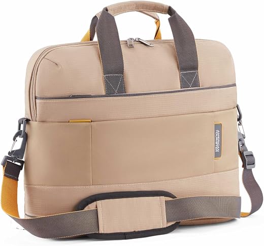 American Tourister Urban Biz Office Briefcase | 2 Compartments | Front Quick-Access Pocket | Messenger Bag for Business | ...
