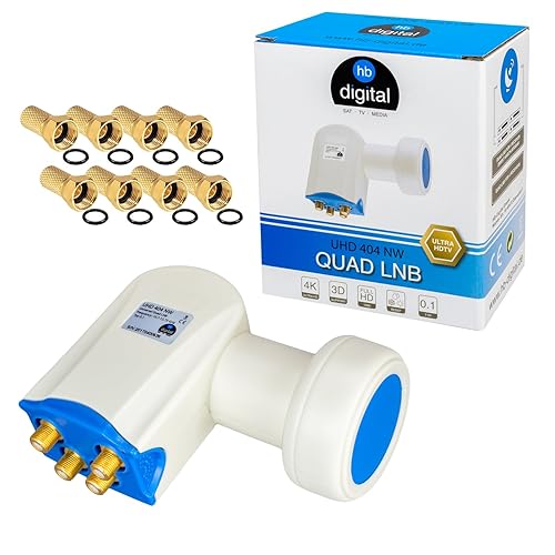 LNB FULL HD TV 3D + contatti placcati oro +