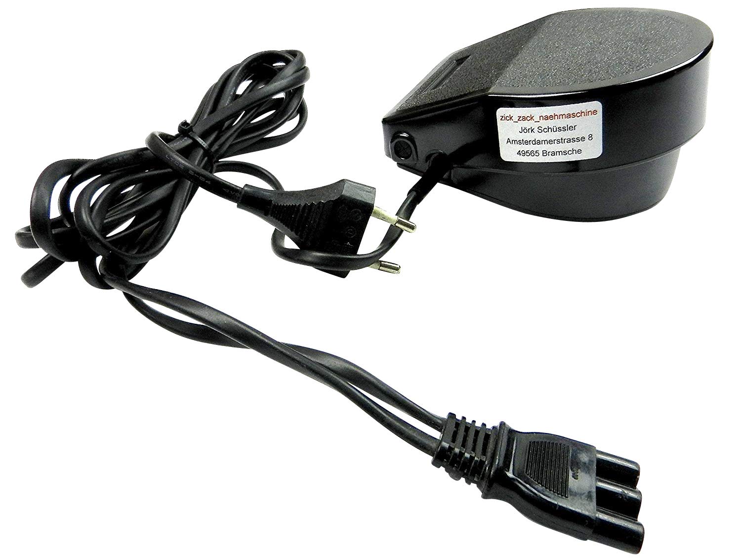 ZigZag coser Soporte Pedal Arranque////Gaspe Dahl con cable compatible para Pfaff Hobby y Pfaff Hobby Lock etc.).
